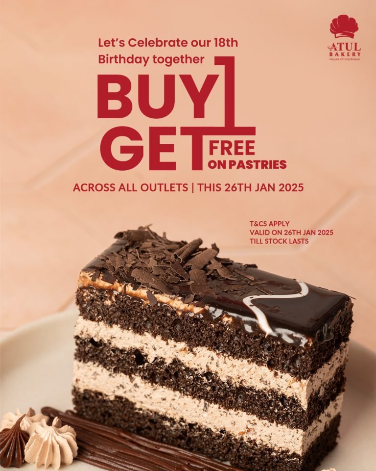 Atul Bakery’s Buy 1 Get 1 Pastry Free Campaign Success